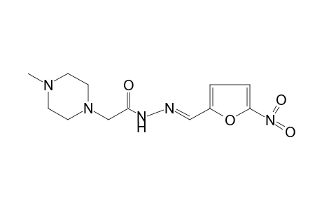 4-methyl-1-piperazineacetic acid, (5-nitrofurfurylidene)hydrazide