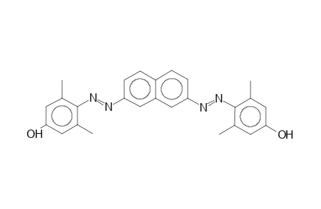 Naphthalene, 2,7-bis(2,6-dimethyl-4-hydroxyphenylazo)-