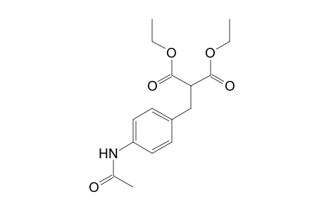 (p-acetamidobenzyl)malonic acid, diethyl ester