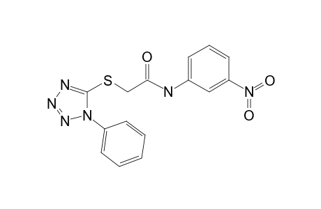 N-(3-Nitro-phenyl)-2-(1-phenyl-1H-tetrazol-5-ylsulfanyl)-acetamide