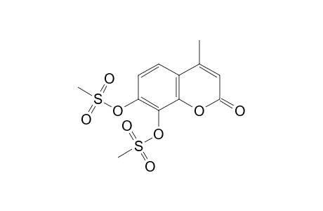 4-Methyl-2-oxo-2H-chromene-7,8-diyl dimethanesulfonate