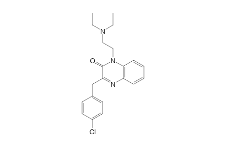 3-(p-chlorobenzyl)-1-[2-(diethylamino)ethyl]-2(1H)-quinoxalinone
