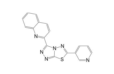 quinoline, 2-[6-(3-pyridinyl)[1,2,4]triazolo[3,4-b][1,3,4]thiadiazol-3-yl]-