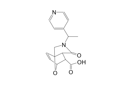 1-oxo-2-(1-(pyridin-4-yl)ethyl)-1,2,3,6,7,7a-hexahydro-3a,6-epoxyisoindole-7-carboxylic acid