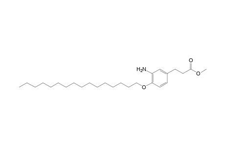 3-amino-4-(hexadecyloxy)hydrocinnamic acid, methyl ester