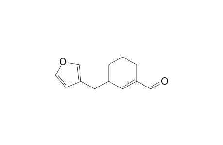 1-Cyclohexene-1-carboxaldehyde, 3-(3-furanylmethyl)-, (.+-.)-