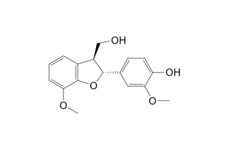 Trans-2,3-dihydro-2-(4-hydroxy-3-methoxyphenyl)-7-methoxy-3-benzofuranmethanol