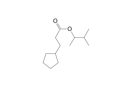 3-Cyclopentylpropionic acid, 3-methylbut-2-yl ester