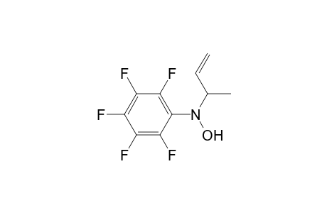 Benzenamine, 2,3,4,5,6-pentafluoro-N-hydroxy-N-(1-methyl-2-propenyl)-