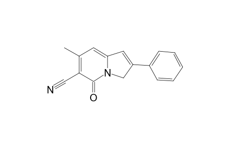 5-keto-7-methyl-2-phenyl-3H-indolizine-6-carbonitrile