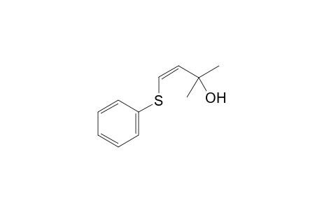 (Z)-2-methyl-4-(phenylthio)-3-buten-2-ol