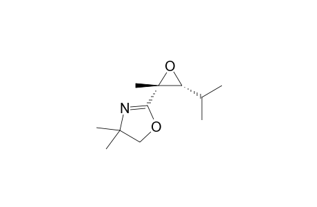 2-[(2R,3R)-3-isopropyl-2-methyl-oxiran-2-yl]-4,4-dimethyl-2-oxazoline