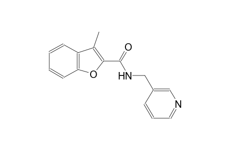 3-methyl-N-(3-pyridinylmethyl)-1-benzofuran-2-carboxamide