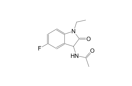 N-(1-ethyl-5-fluoro-2-oxo-2,3-dihydro-1H-indol-3-yl)acetamide