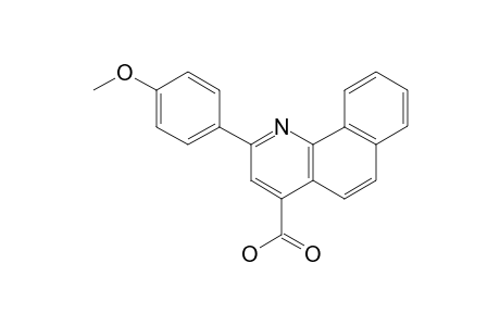 2-(p-methoxyphenyl)benzo[h]quinoline-4-carboxylic acid