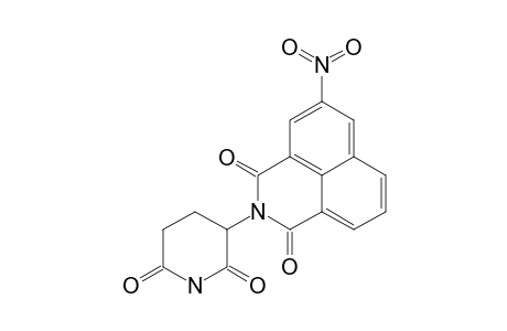 2-(2,6-dioxopiperidin-3-yl)-5-nitro-1H-benzo-[de]isoquinoline-1,3(2H)-dione