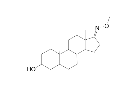 5.alpha.-Androstan-17-one, 3.beta.-hydroxy-, O-methyloxime