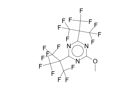 2-Methoxy-4,6-bis[2,2,2-trifluoro-1,1-bis(trifluoromethyl)ethyl]-1,3,5-triazine