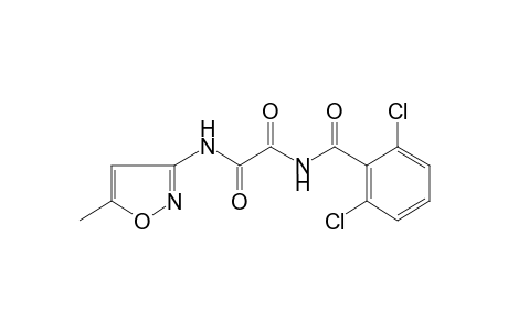 N-(2,6-dichlorobenzoyl)-N'-(5-methyl-3-isoxazolyl)oxamide