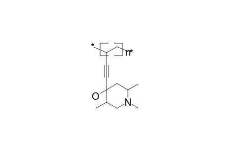 Poly[4-(3-butene-1-ynyl)-1,2,5-trimethyl-4-piperidinol]