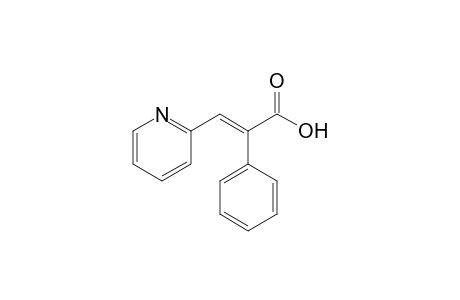 (E)-2-phenyl-3-(2-pyridinyl)-2-propenoic acid