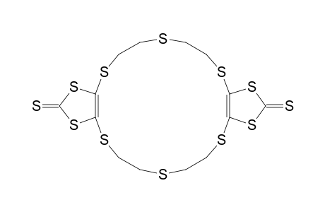 5,6,8,9,15,16,18,19-Octahydro-1,3,4,7,10,11,13,14,17,20-decathia-dicyclopenta[a,j]cyclooctadecene-2,12-dithione