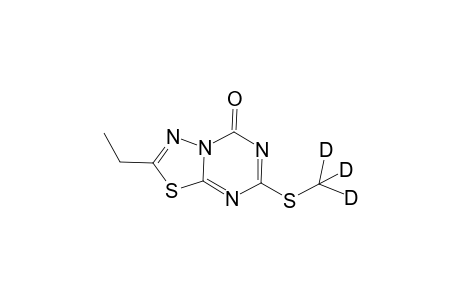 2-Ethyl-7-(d3-methylsulfanyl)-5H-[1,3,4]thiadiazolo[3,2-a][1,3,5]triazin-5-one