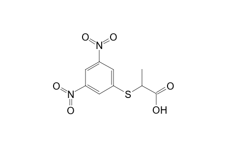 Propanoic acid, 2-[(3,5-dinitrophenyl)thio]-