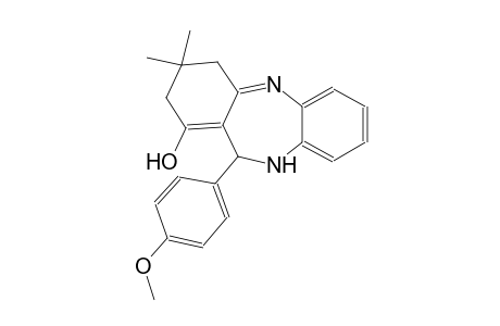 11-(4-methoxyphenyl)-3,3-dimethyl-3,4,10,11-tetrahydro-2H-dibenzo[b,e][1,4]diazepin-1-ol