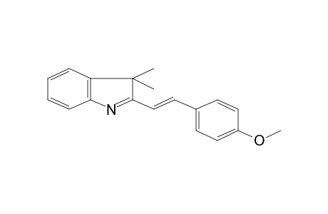 2-[2-(4-Methoxyphenyl)vinyl]-3,3-dimethyl-3H-indole