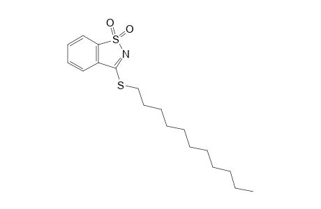 3-undecylthio-1,2-benzisothiazole, 1,1-dioxide