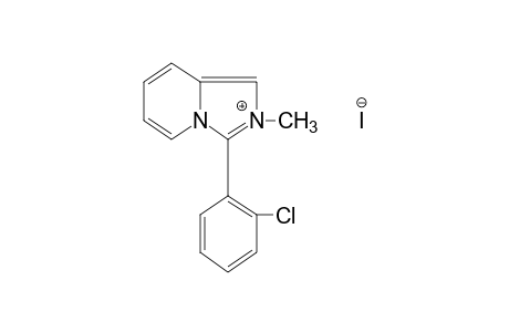 3-(o-chlorophenyl)-2-methylimidazo[1,5-a]pyridinium iodide