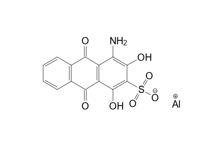 1-Amino-2,4-dihydroxyanthrachinon-3-sulfonic acid/Al salt