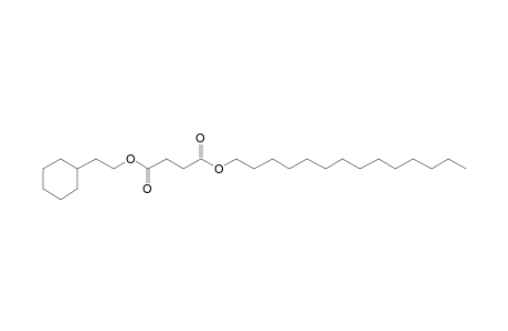 Succinic acid, 2-cyclohexylethyl tetradecyl ester