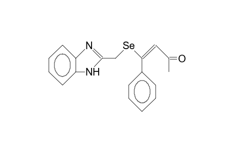 4-(2-Benzimidazolyl)-2-phenyl-3-selena-1-butenyl methyl ketone