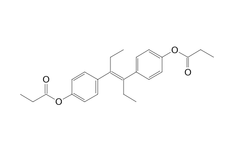 STILBENEDIOL, 4,4'-, A,A'-DIETHYL-, DIPROPIONATE, trans-,