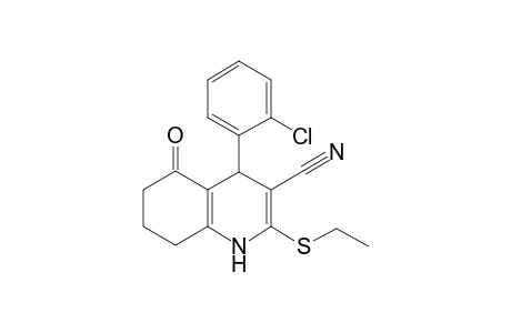 4-(2-Chloro-phenyl)-2-ethylsulfanyl-5-oxo-1,4,5,6,7,8-hexahydro-quinoline-3-carbonitrile
