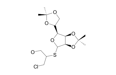 [(S*)-2-CHLORO-1-(HYDROXYMETHYL)-ETHYL]-2,3:5,6-DI-O-ISOPROPYLIDEN-1-THIO-BETA-D-MANNOFURANOSIDE