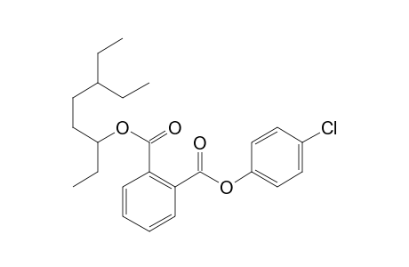 Phthalic acid, 4-chlorophenyl 6-ethyloct-3-yl ester