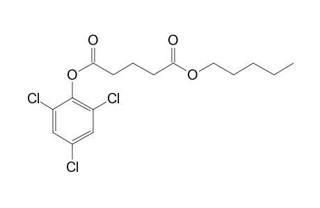 Glutaric acid, pentyl 2,4,6-trichlorophenyl ester