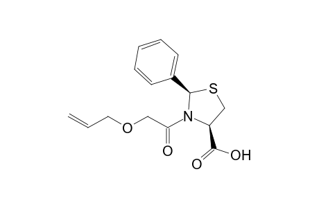 (2R,4R)-2-phenyl-3-(2-prop-2-enoxyacetyl)-1,3-thiazolidine-4-carboxylic acid