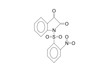 1-[(o-NITROPHENYL)SULFONYL]INDOLE-2,3-DIONE