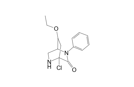 7-exo-4-Chloro-7(8)-ethoxy-2-phenyl-2,5-diazabicyclo[2.2.2]octane-3-one isomer