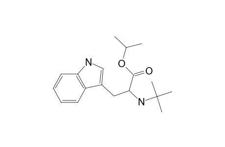 Isopropyl 2-T-butylamino-3-(3-indolyl)propanoate