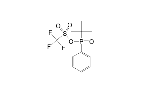 TERT.-BUTYLPHENYLPHOSPHINIC-TRIFLUORMETHANESULFONIC-ANHYDRIDE