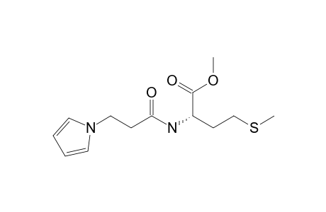 (2S)-4-(methylthio)-2-(3-pyrrol-1-ylpropanoylamino)butyric acid methyl ester