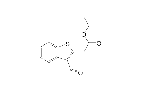 Benzo[b]thiophene-2-acetic acid, 3-formyl-, ethyl ester