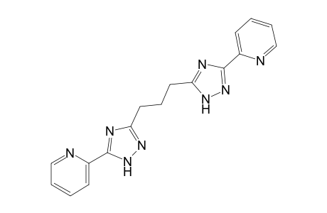 3-(2-pyridyl)-5-{3-[5-(2-pyridyl)-s-triazol-3-yl]propyl}-s-triazole