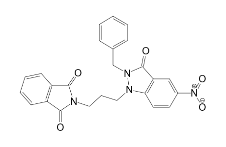 2-Benzyl-1-(3-phthalimidopropyl)-5-nitro-1,2-dihydro-3H-indazol-3-one
