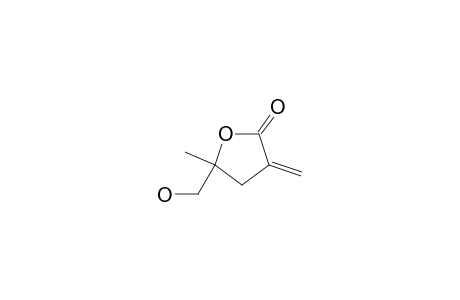 2(3H)-Furanone, dihydro-5-(hydroxymethyl)-5-methyl-3-methylene-, (.+-.)-